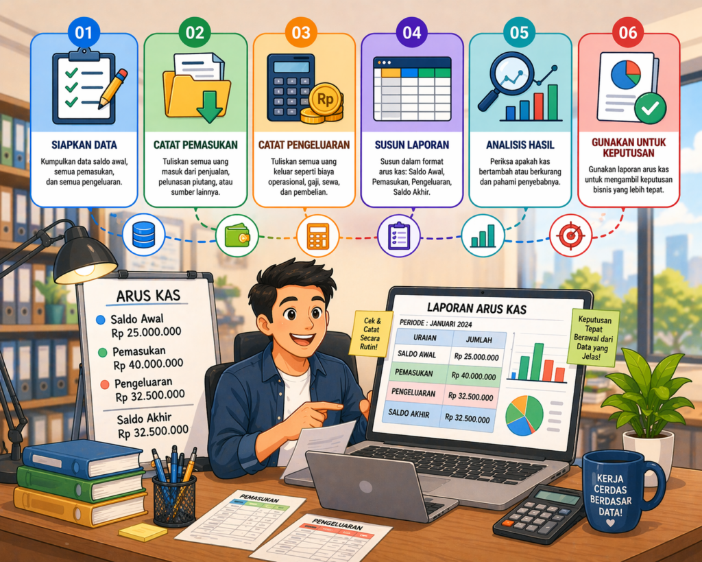 Cara Membuat Laporan Arus Kas Perusahaan Secara Sederhana