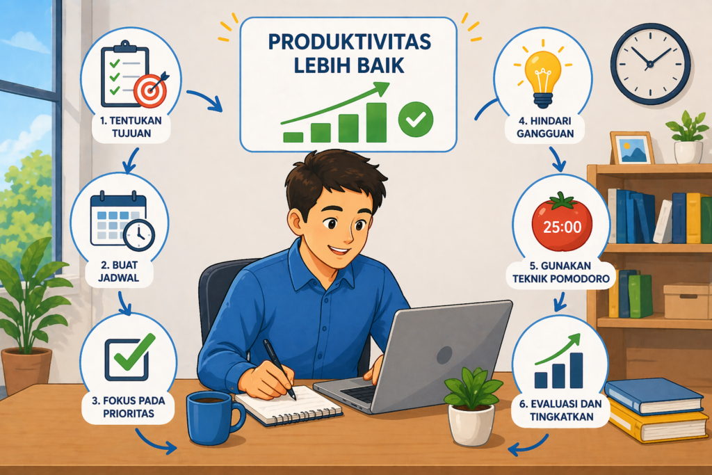 Cara Meningkatkan Produktivitas Kerja dengan Langkah Sederhana