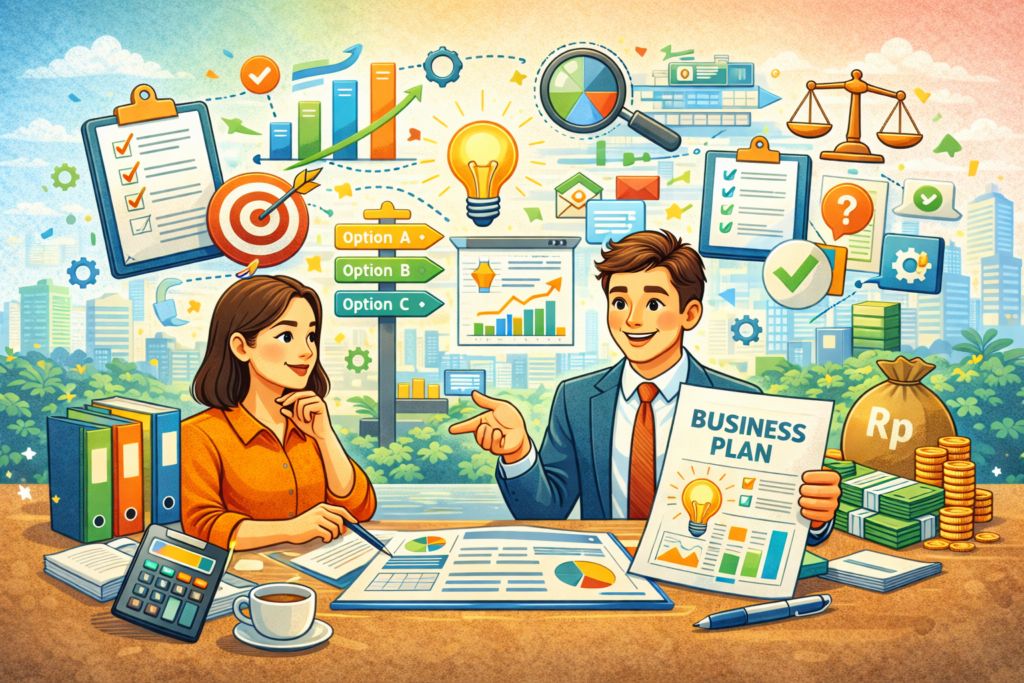 Fungsi Perencanaan Bisnis untuk Mendukung Pengambilan Keputusan yang Lebih Tepat