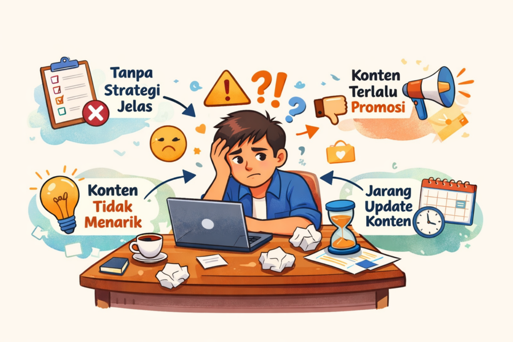 Kesalahan Umum dalam Content Marketing yang Sering Terjadi