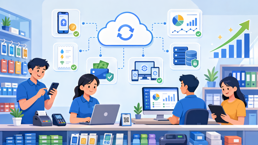 Langkah Memanfaatkan Cloud Computing untuk Bisnis bagi Konter Pulsa dan PPOB