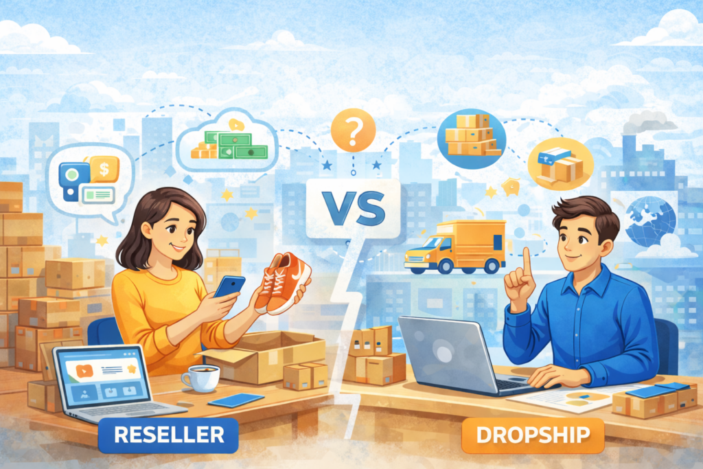 Model Bisnis Reseller dan Dropship, Mana yang Lebih Cocok