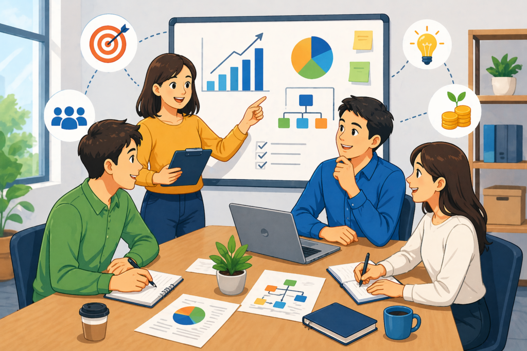 Perencanaan Bisnis untuk Tim Usaha Kecil yang Sedang Berkembang