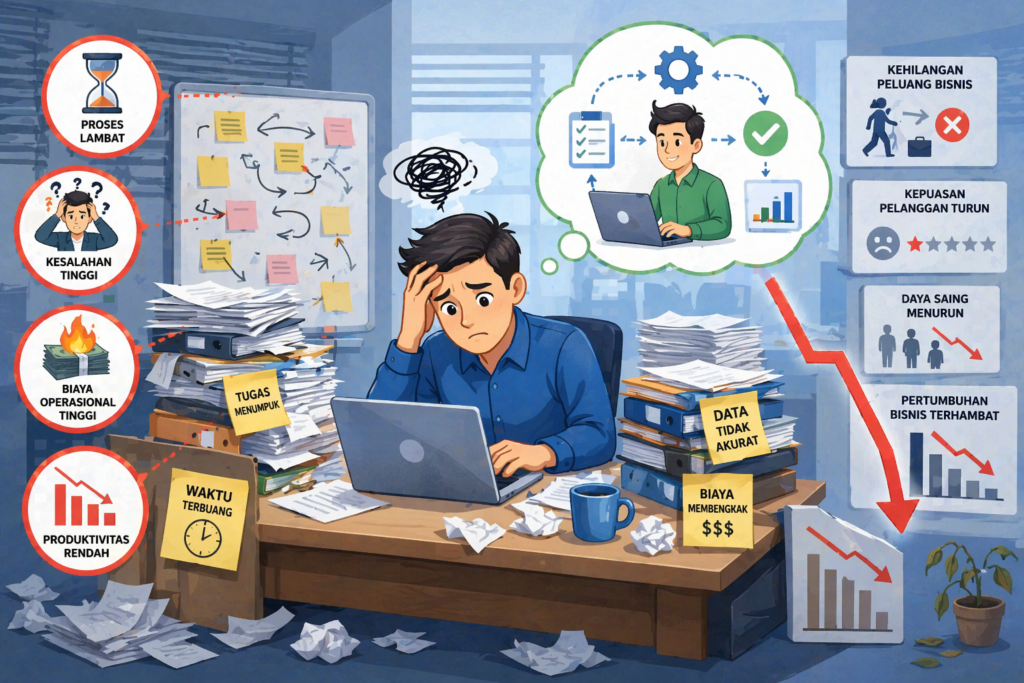 Risiko Jika Bisnis Tidak Memperhatikan Efisiensi Proses Kerja