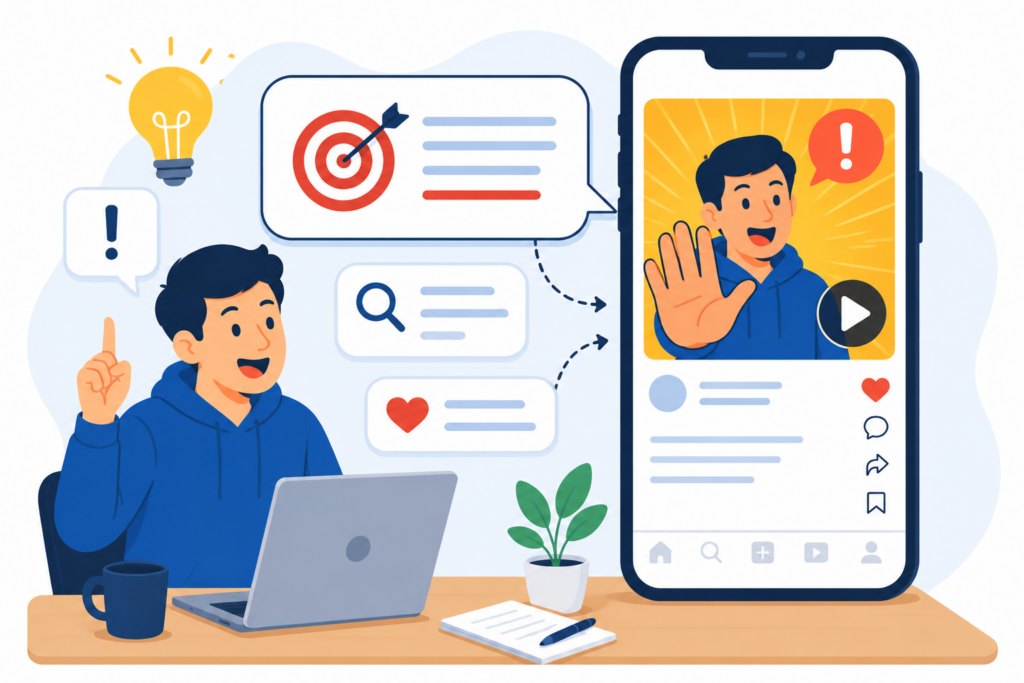 Cara Membuat Opening Konten yang Bikin Orang Berhenti Scroll