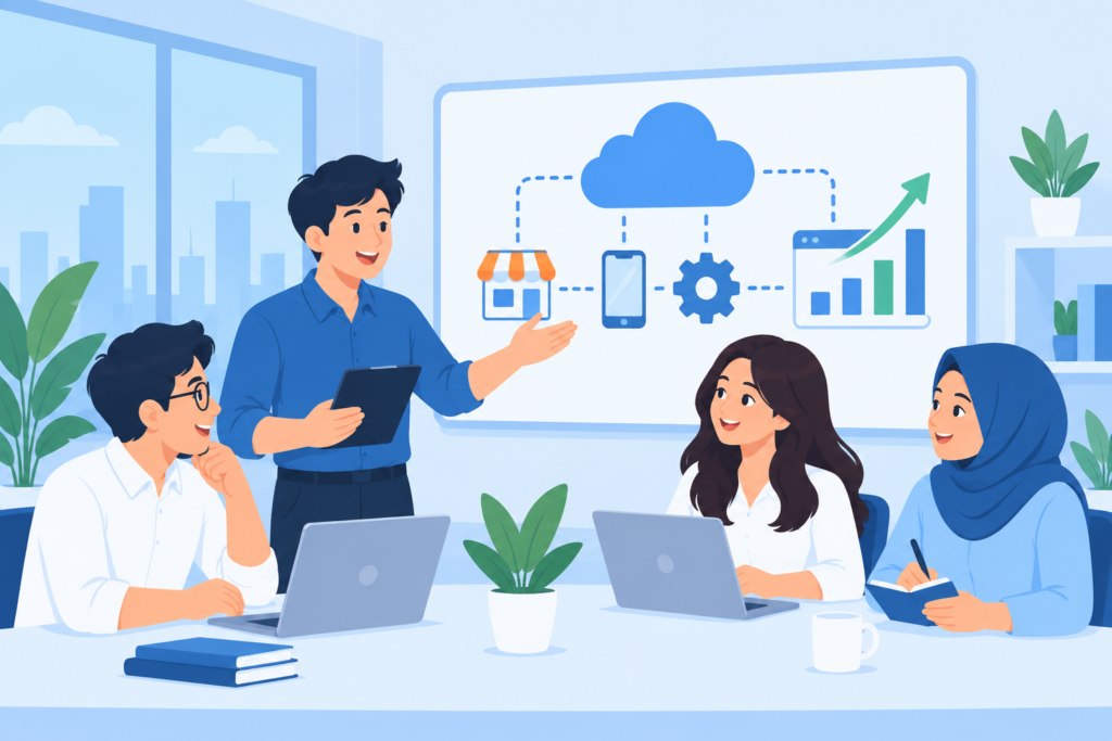 Strategi Cloud Computing untuk Bisnis bagi UMKM yang Ingin Naik Kelas